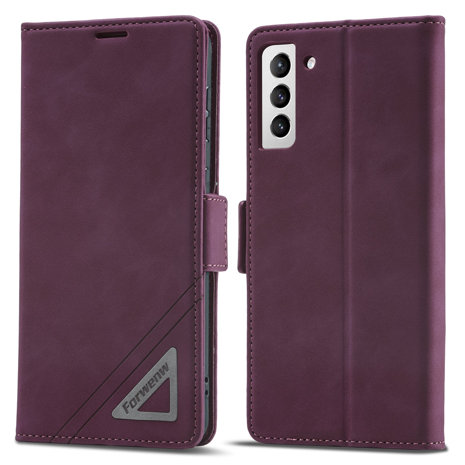 FORWENW F3-Series Anti-fall Phone Cover For Samsung Galaxy S23 Folio Flip Leather Wallet Phone Case with Stand FORWENW F3-Series Anti-fall Phone Cover For Samsung Galaxy S23 Folio Flip Leather Wallet Phone Case with Stand